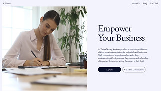  website templates - Notary (Classic)